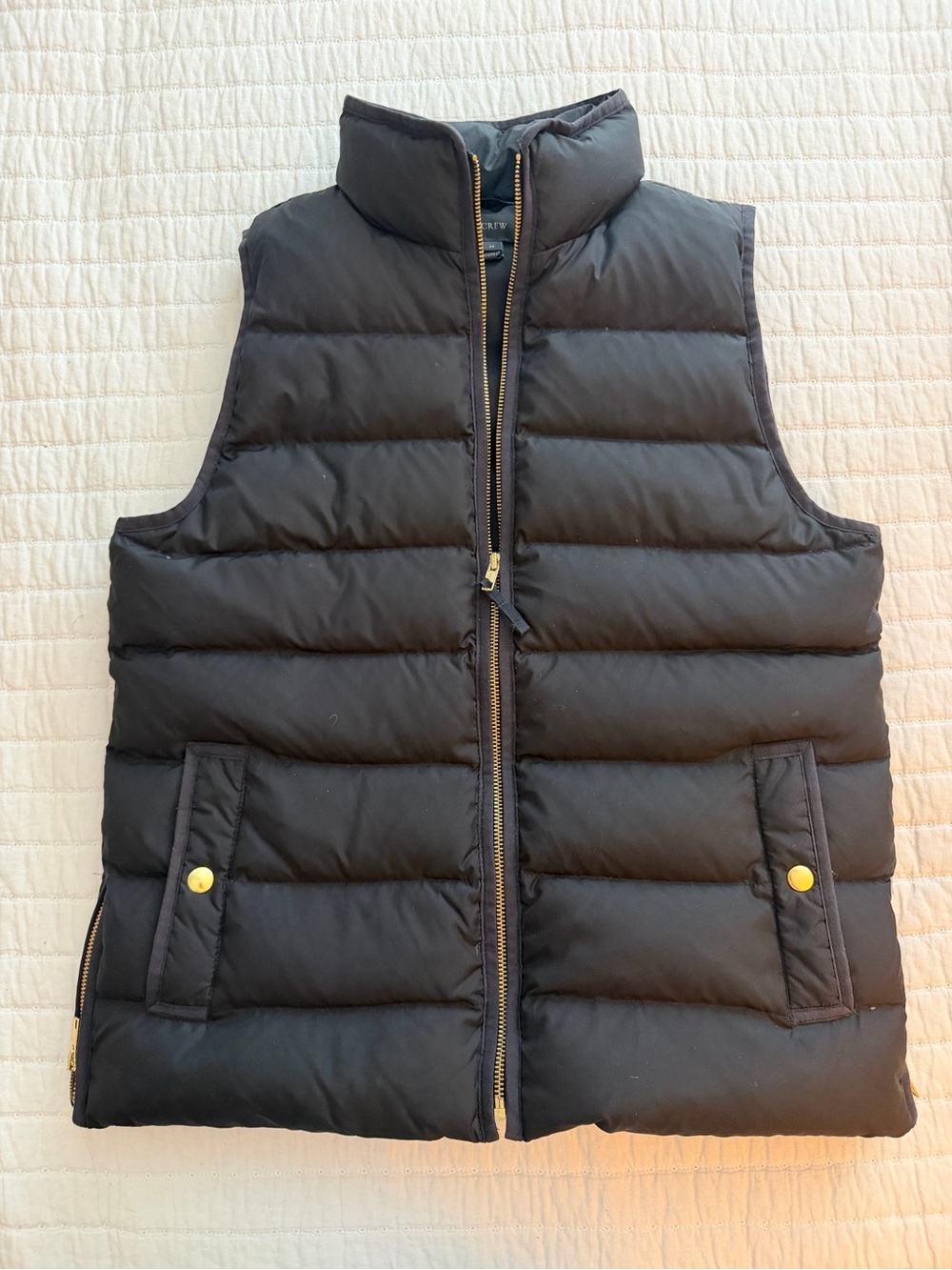 J.Crew Women’s Puffer Vest in Black